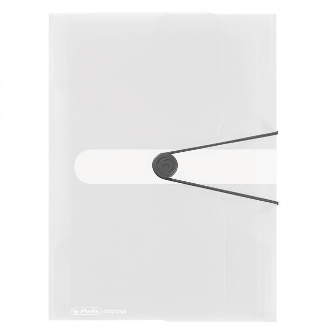 Plastový obal s gumičkou Herlitz číry