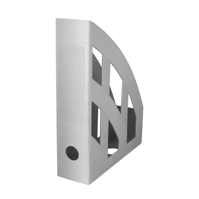 [HL609585] Stojan na časopisy Herlitz sivý