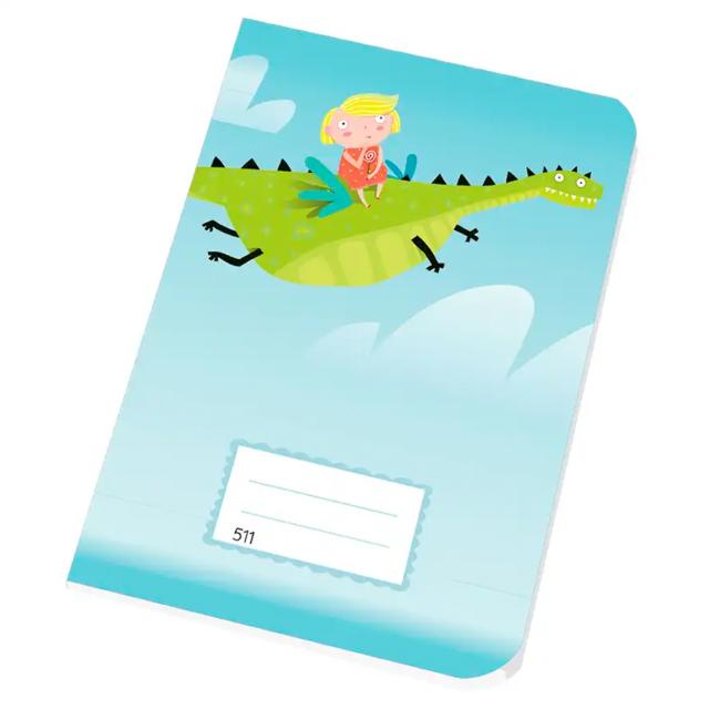 Zošit 511, A5, 10 listov, linajkový