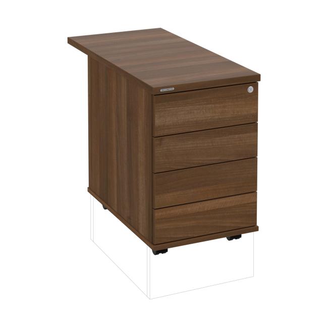 [ON406416] Kontajner Hobis, 40x60x80 cm, bezúchytkové otváranie, orech/orech