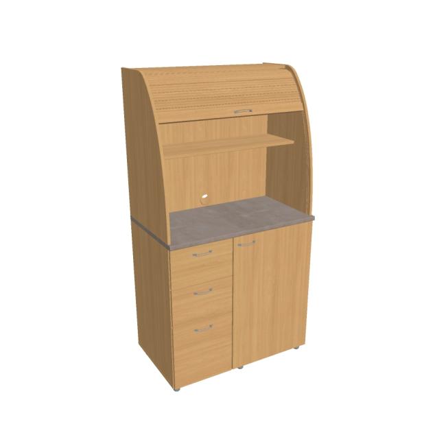 [ON450122] Kuchynka bez vybavenia ľavá, 100x189,1x60 cm, buk/buk