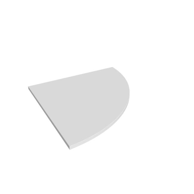 [ON804490] Doplnkový stôl Flex, pravý, 80x80 cm, biela