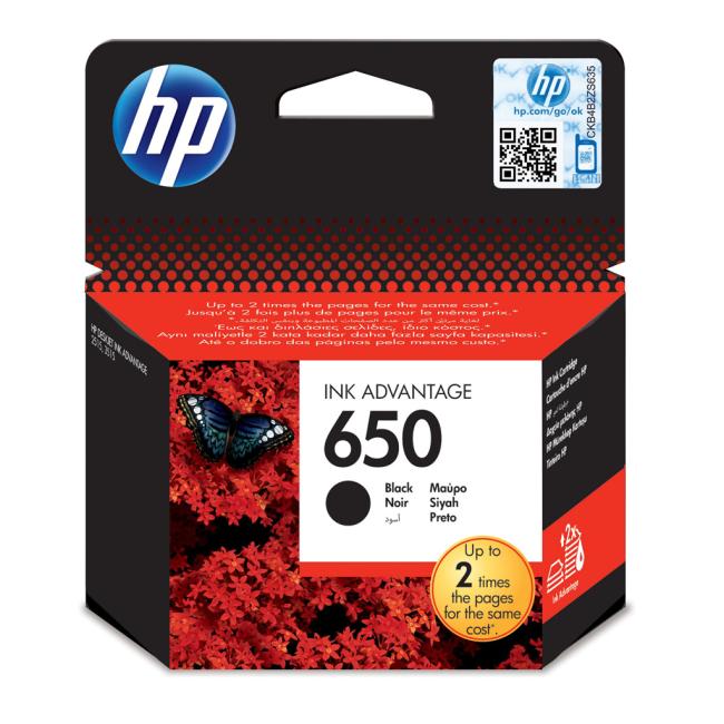 [HP000101] Atramentová náplň HP CZ101AE HP 650 black (360 str.) pre Deskjet Ink Advantage 1515/2515/2545/2645