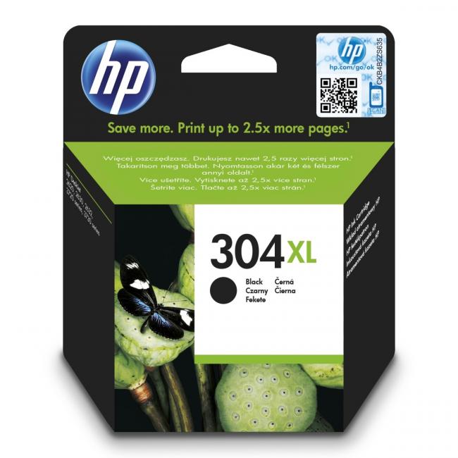 [HP000908] Atramentová náplň HP N9K08AE HP 304XL black XL (300 str.) pre DeskJet 2620/2630/3750/3760/3762