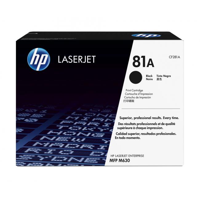 [HP001281] Toner HP CF281A HP 81A black (10.500 str.) pre LaserJet Enterprise M604/ M605/ M606/ M630