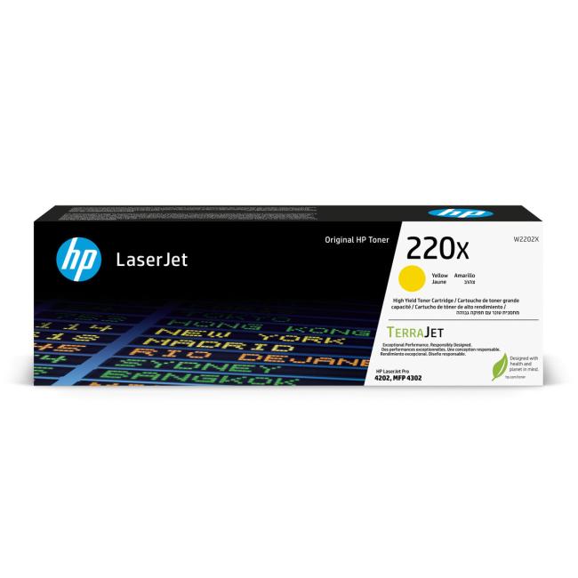 [HP220006] Toner HP 220X Yellow Original LaserJet (5.500 str.)