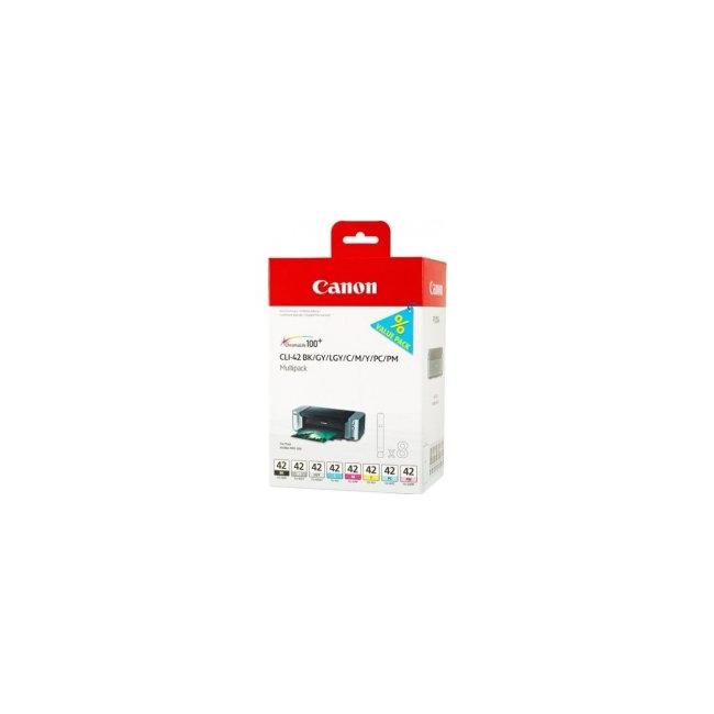 [CA022818] Atramentová náplň Canon CLI-42 multiPack BK/GY/LGY/C/M/Y/PC/PM pre PIXMA Pro 100