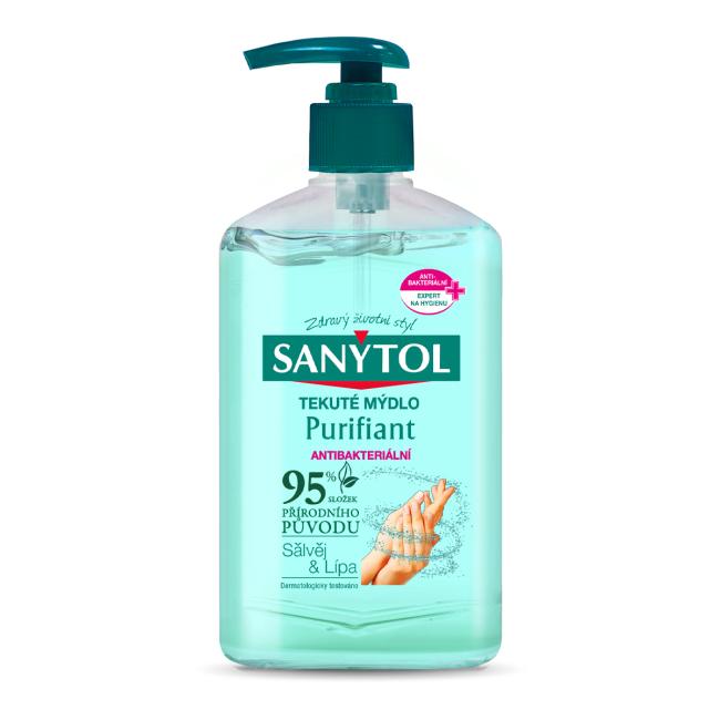 [HY050182] Sanytol tekuté mydlo antibakteriálne Purifiant, 250 ml