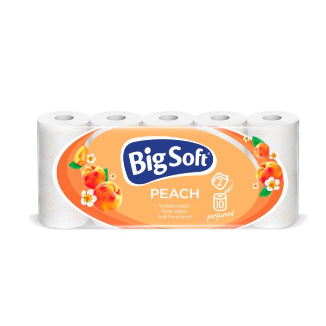 [HY232557] Toaletný papier 2-vrstvový Big Soft Peach 10ks, 22m