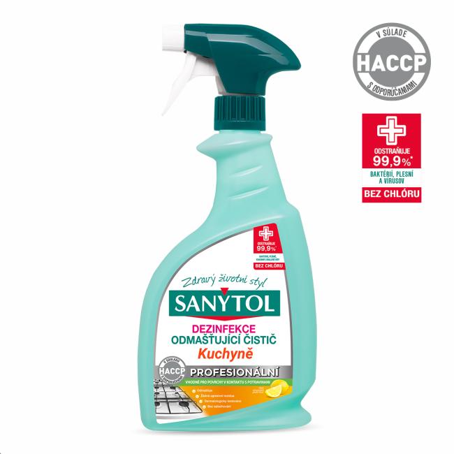[HY661205] Sanytol čistič na kuchyne Professional sprej 750 ml