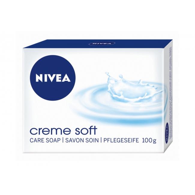 [HY772004] Nivea tuhé mydlo 100 g Creme Soft