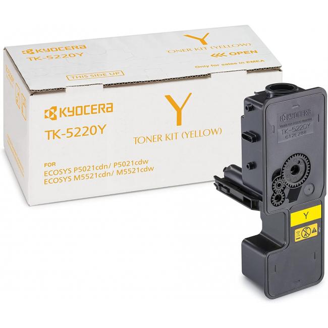 [KY037650] Toner Kyocera TK-5220Y yellow (1.200 str.) pre Ecosys P5021cdn/P5021cdw/M5521cdn/M5521cdw