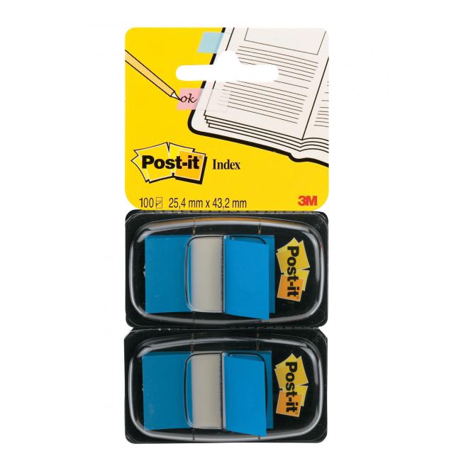 [MM068022] Záložky Post-it Index široké 25,4x43,2 modrá 2ks