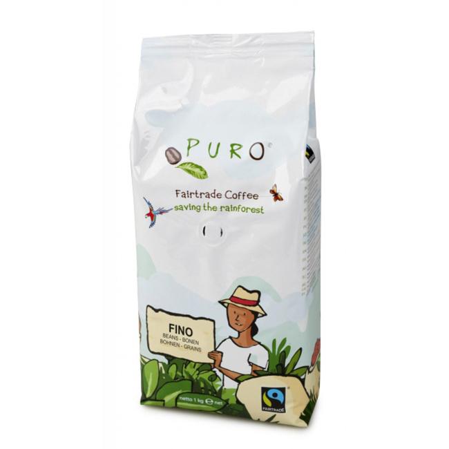 [PT501040] Káva Fairtrade Puro Fino zrnková 1 kg