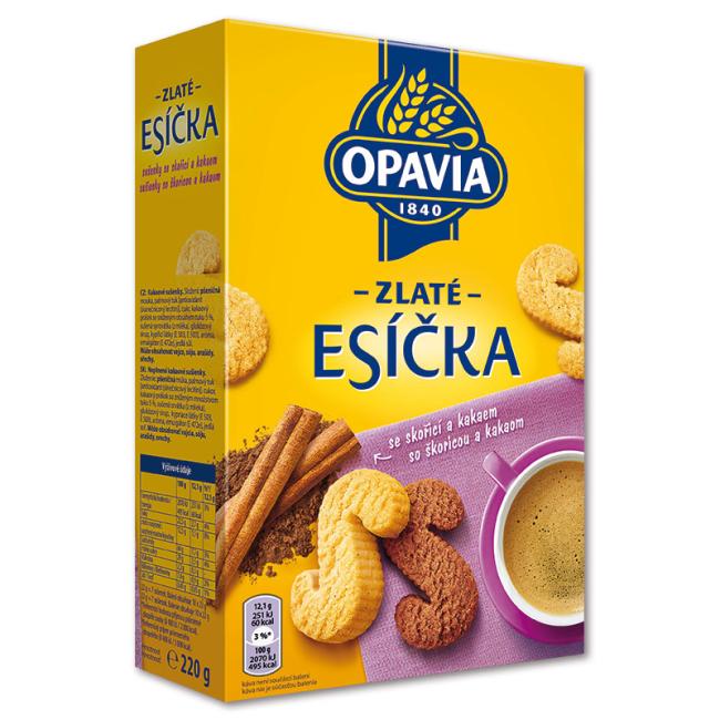 [PT800004] Zlaté Esíčka so škoricou a kakaom 220g