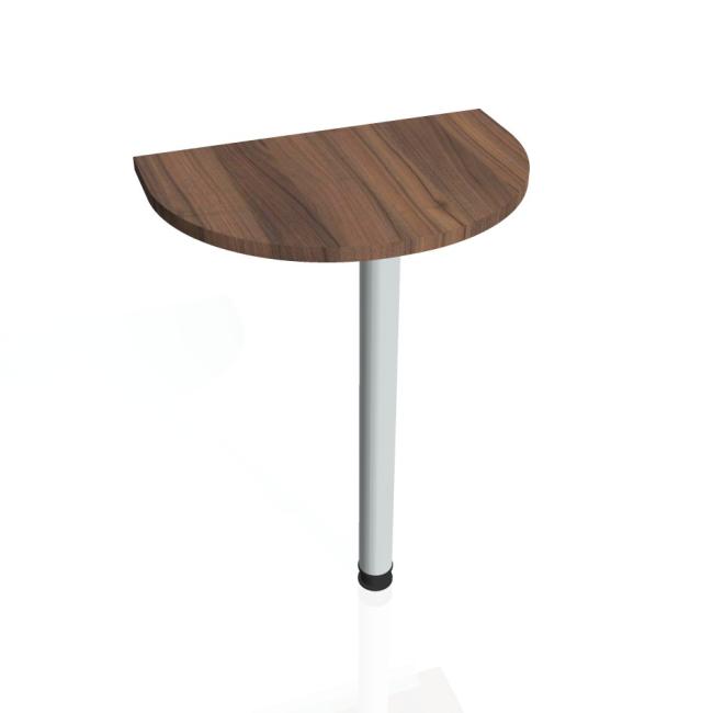 [ON060079] Doplnkový stôl Gate, 60x75,5x40 cm, orech/kov