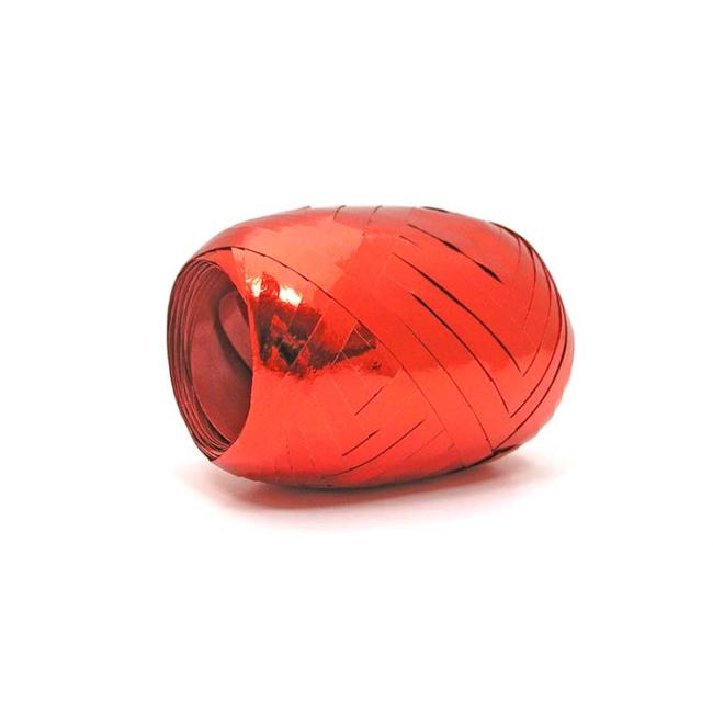 [XM660059] Vianočná darčeková stuha metalická červená 5mm x 20m