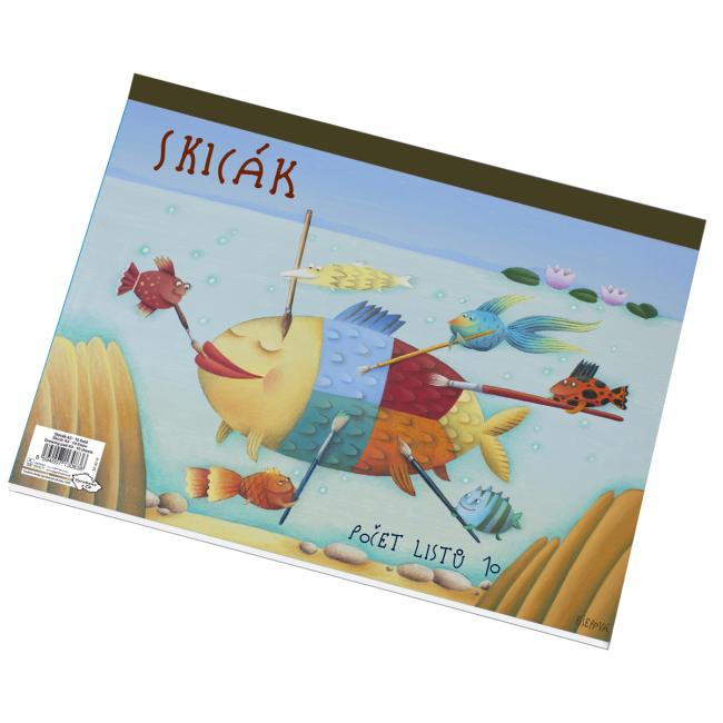 [XX541823] Skicár A3 10 listový biely