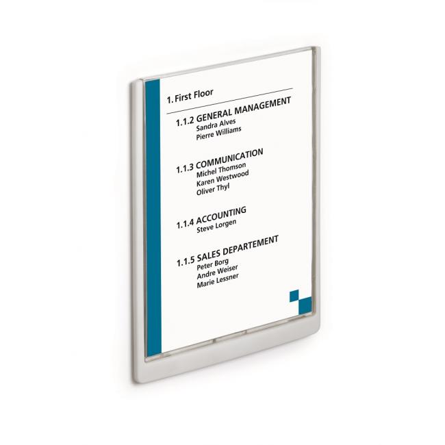 [DU486702] Informačná tabuľka Click Sign 210x297 biela