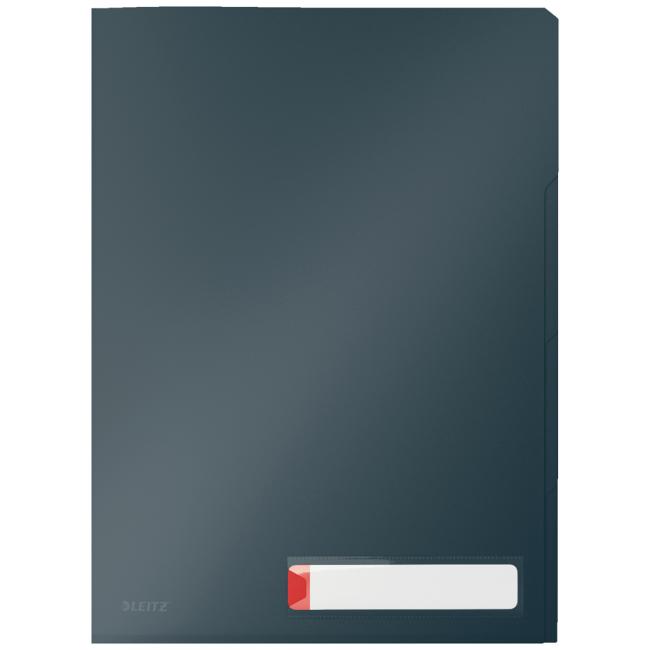 [ES716008] Triediaci obal Leitz Cosy 3 ks zamatový sivý