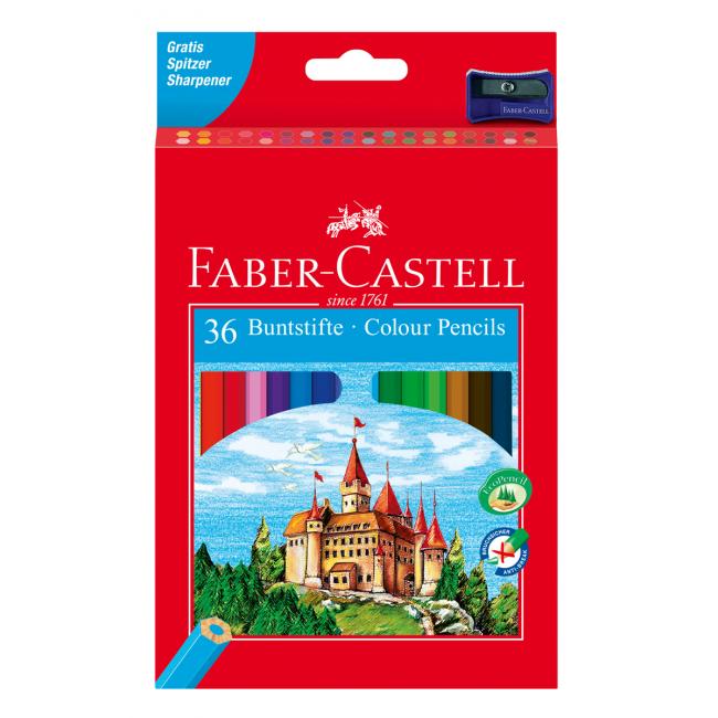 [FC120136] Farbičky Faber Castell drevené, 36 ks