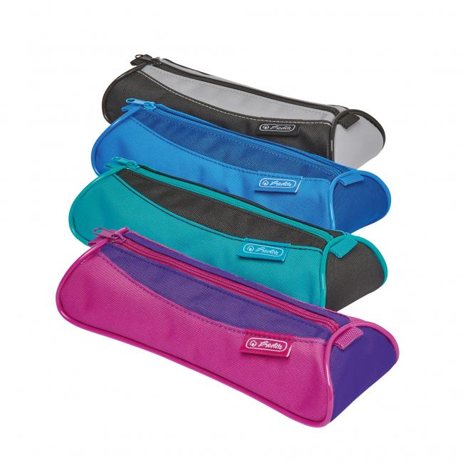 [HL312692] Puzdro Herlity trojuholníkové, 21x9x5cm dvojfarebné mix farieb